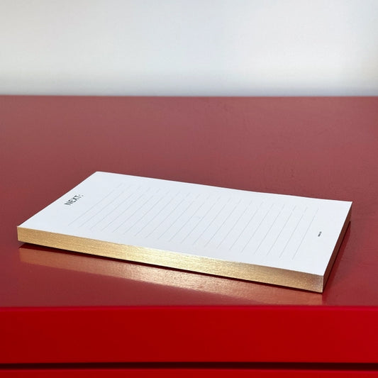 Next Note Pad with The Gold Standard Edges